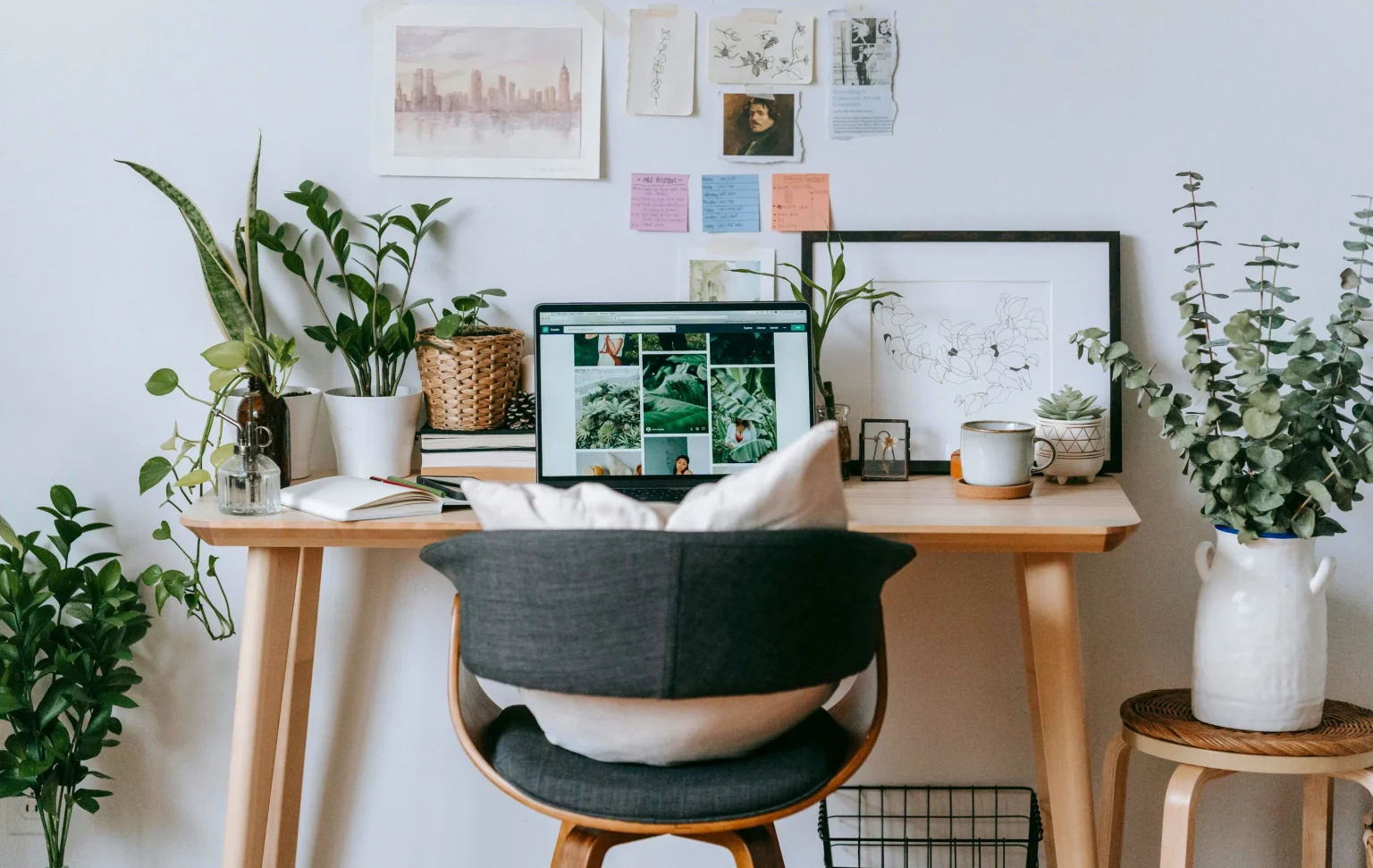 Faux Desk Plants: Stylish Greenery for a Productive Workspace